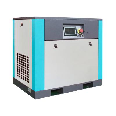 China Lubricated 10 Hp 7.5 Kw 8 10 Bar Frequency Variable Screw Air Compressor Oil Flooded Air Compressors for sale