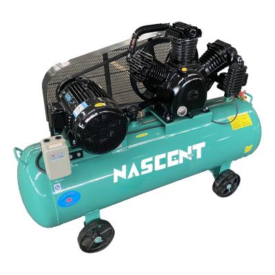 China Lubricated piston compressor with air tank 4kw 5.5hp 8 bar 116psi piston air compressor with free consumable parts for sale