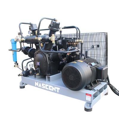 China Heavy Duty High Pressure Piston Air Compressor With 40 Bar 18.5kw 22kw 30kw 580 PSI Booster High Quality Air Compressor for sale