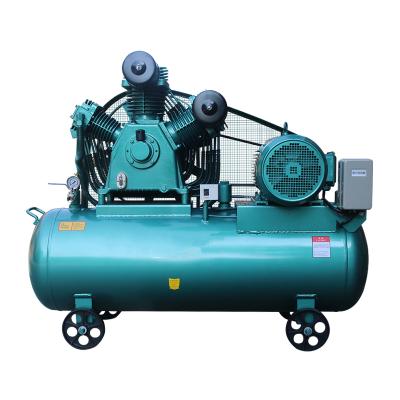 China Lubricated Bottle Blower Compressors 7.5kw 10hp 30bar Portable Belt Driven High Pressure Piston Air Compressor Price for sale