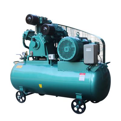 China Lubricated High Pressure Compressors Long Work Life 15kw 20hp Industry Movable Small Piston Air Compressor for sale