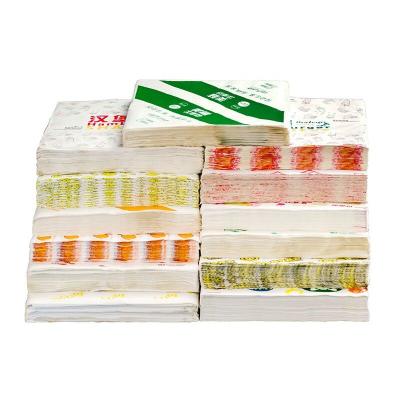 China Custom Eco - Friendly Biodegradable Printed Waxed Paper Hamburger Wrapping Wax Paper for sale