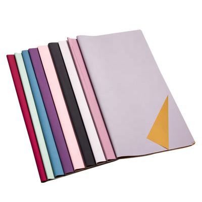 China 2021 Disposable Korean Flower Wrapping Paper Two Color Laminated Printing Paper Envelope Wrapping Gold Flower for sale