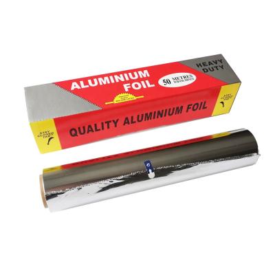 China Resturant Use Aluminum Foil Rolls Food Grade Aluminum Foil Wrap Home Custom Baking Paper For Baking for sale