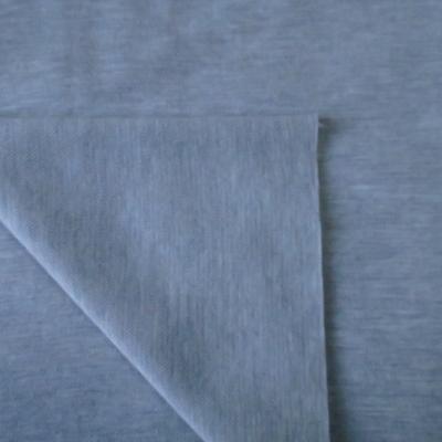 China 2022 Shrink-Resistant New Design Breathable Low Price CVC Interweave Heather Gray Mesh Air Layer Fabric for sale