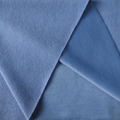 China Shrink-Resistant Provide Customized Feel Comfortable CVC French Ribbed Knit Fabric for sale