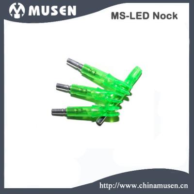 China Chasing 2015 6.2mm Compound / Recurve Bow Optional Colored Pin Type Lithium Battery Lighted LED Arrow Nock for sale