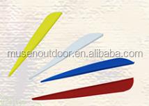 China Cheap plastic fletches/feathers for shooting/hunting arrows and bows MSJY-1538 for sale