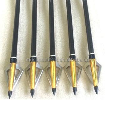 China Hunting Archery Broadheads / Bow Colored Arrowhead, Fixed Blade, 3 Blades, GR 100/125 for sale