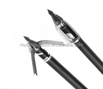 China Broadheads arrow hunting with 3 rotating blades for sale