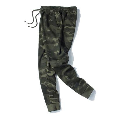 China Breathable Factory Custom Design Camouflage Mens Sweat Joggers With Pockets Military Fitness Camouflage Pants for sale