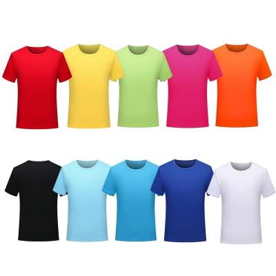 China Anti-wrinkle factory hot sale gym sports t-shirt cheap solid empty marathon running simple quick-drying fit t-shirts wholesale for sale