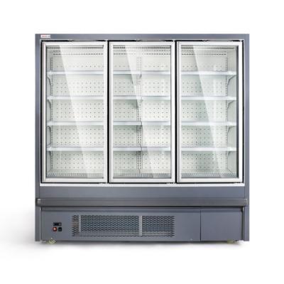 China Single-temperature commercial supermarket customized glass door merchandiesers for freezer for sale