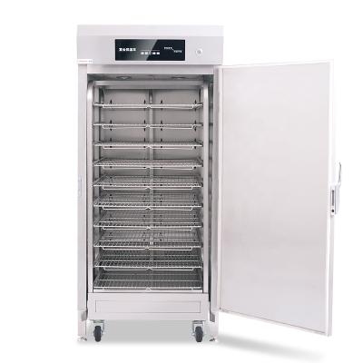 China Supplying Dual Temperature 304/201 Stainless Steel Heated Food Warmer Holding Cabinet Cold Mobile Car For Sale for sale