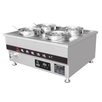 China Cheap commercial soup porridge pot stainless steel bain marie food warmer for restaurant for sale