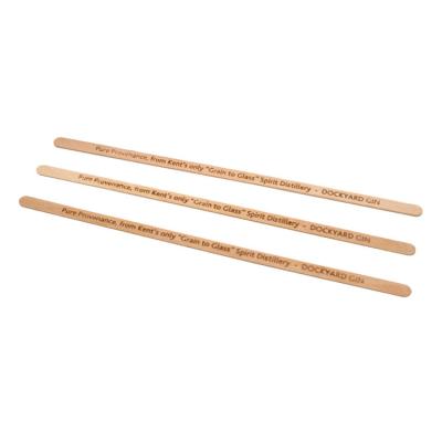 China Sustainable Disposable Wooden Coffee Stirrers Eco Friendly Wooden Coffee Stirrers for sale