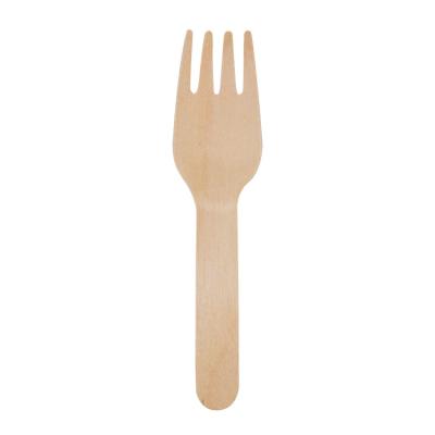 China Sustainable Biodegradable Customized Wooden Disposable Small Dessert Food Forks for sale