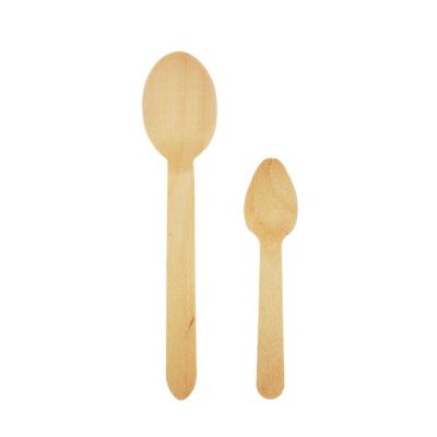 China Disposable Disposable Eco Friendly Compostable Wooden Ice Cream Scoop for sale