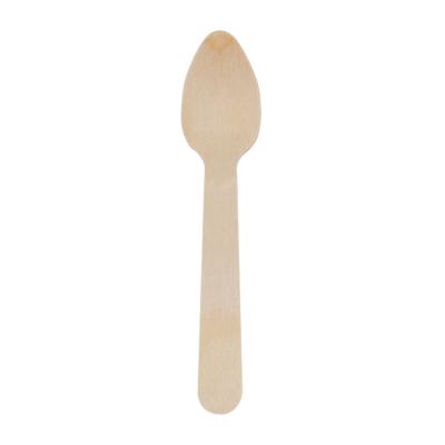 China Home.Restaurant.Bar.Hotel.Wedding Coffee Tea Scoop Wooden Spoon Wooden Spoons Disposable Wooden Spoon Natural Bulk Mini Spoon for sale