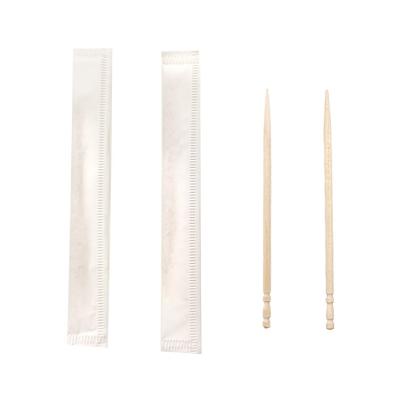 China Birch Disposable Wholesale Paper Individual Wooden Toothpick Toothpick Wrapping Paper for sale