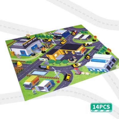 Κίνα Educational Toy Educational Game Traffic City Road Dicast Engineering Car Truck Children Kids Carpet Play Mat προς πώληση