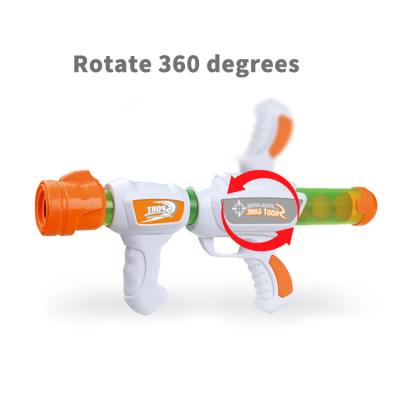 중국 Banatoys Power Pump Air Blaster Shooter Air Toy Gun Pistol Toys Gun Plastic Toy Gun For Kids With 3 Shooting Cups 12 Target Eva Foam Ball 판매용