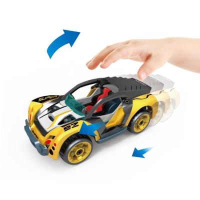 China USA success kidewan DIY plastic Amazon game educational pullback Diecast Take Apart Car model toy for kids children Te koop