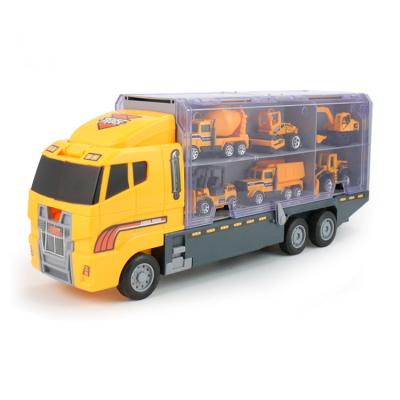 Chine Toy Wholesale Diecast Diecast Scale Model Cars Coloring Toys, Engineering Toys, Plastic Excavator Dump Concrete Pump Model Truck Toys Kit à vendre