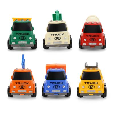 中国 Friction Toy Banatoys Carros De Juguete Friction Engineering Vehicle Set Inertia Toys Simulation Mini Truck Model Kids Car Heavy Duty Toy 販売のため