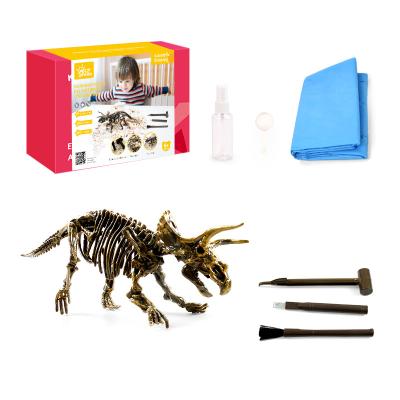 Cina Educational Fossil Excavation DIY Toy Set Customize Science Craft Kit Toy Mining Realistic Archeology Dinosaur for Kids in vendita