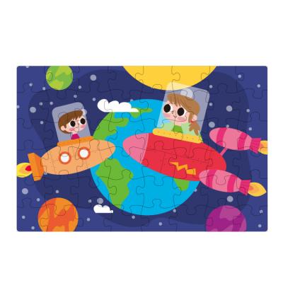 China Cartoon Toy Banatoys Rompecabezas Jigsaw Puzzle 4Types Mixed 48 Pieces Space Poultry Ccean Custom Kids Puzzle Assortment Game Montessori Toys Te koop