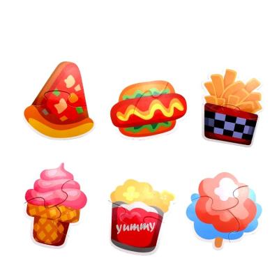 China Toy Banatoys 6in1 Rompecabezas Fruit Cartoon Fruit Shape Jigsaw Assortment Vegetable Puzzle Game Assortment Educational Montessori Toy Toy Banatoys 6in1 Te koop