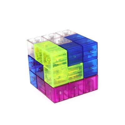 中国 Plastic Magic Cube Puzzle In Exercise Children's Brain Ability Educational Games Building Block The Magnetic Toys 販売のため