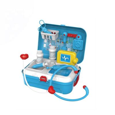 중국 Pretend Play Best Selling Toys 17 Pcs Play Toy Preschool Backpack Pretend Doctor Kit For Kids 판매용