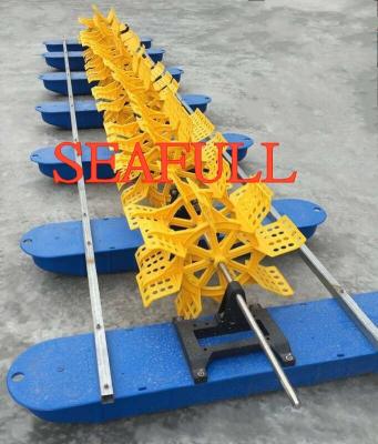 China 8HP~16HP /6KW~12KW DIESEL Paddle wheel aerator 16 impeller 7Float for sale