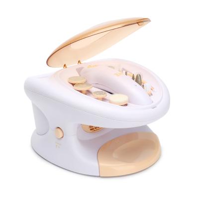 China Safe Shipping Portable Electric Baby Auto Drop Drill Baby Electric Manicure Pedicure Tool Kit Finger Toe Nail Polisher Clipper With Nail Folder for sale