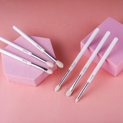 China 6pcs Eco-friendly Cosmetic Makeup Brush Set White Portable Eye Details Blur To Sweep Soft Beauty Tools for sale