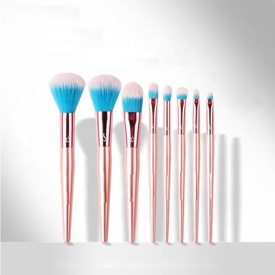 China Eco-friendly 8pcs Soft Cosmetic Makeup Brush Eyeshadow Base Blush Brush Brush for sale