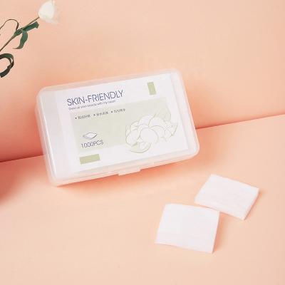 China KQ-series eco-friendly 100% cotton skin-friendly material for 1000PCS cotton pads for ladies for sale