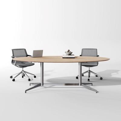 Cina 70.8 Incn Office Conference Table Tavolo da riunione ovale per 4 persone in vendita