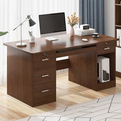 Cina 1.2M Home Study Desk Tavolo da studio moderno classico marrone con serrature in vendita