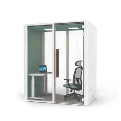 China Modular Office Pod Meeting Blanco Pequeño Interior Múltiple Persona en venta