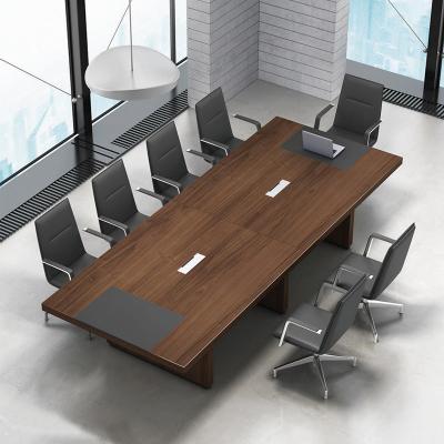 China Clásica de la pintura de la superficie de la conferencia grande Mesa larga 12 personas Mesa de reuniones en venta