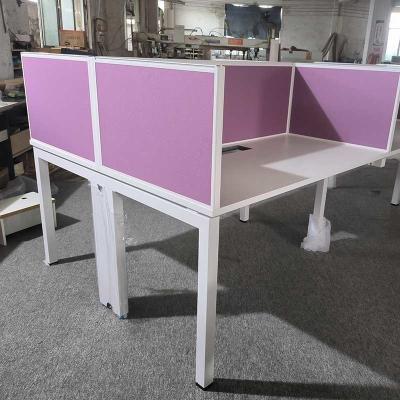 China Office Furniture Table Two Person Staff Computer Cubicle Office Workstation Desks for sale