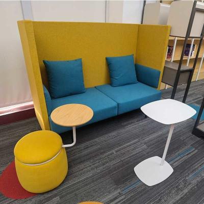 China Modern Office Waiting Area Sofa Colorful Fabric High Back Office Sofa Te koop