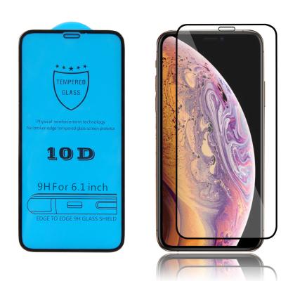 China Cell Phone 10D Curvered Nice Edge Tempered Glass Factory Screen Protector For iPhone 10/X/XS Max/XR Tempered Glass For iPhone for sale