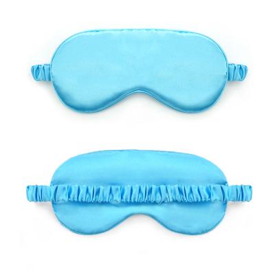 China Fashion Travel Night Satin Pure Silk Eye Mask For Sleeping Super Soft 100% Silk Mask for sale