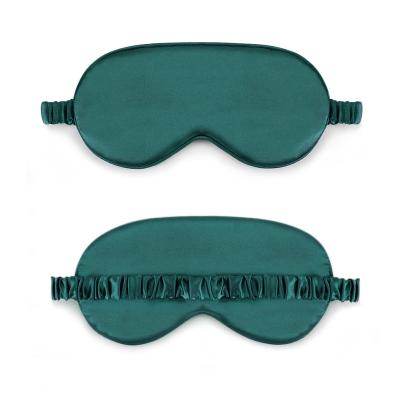 China Custom Logo 100% Formal Disposable Sleep Eye Mask Elastic Band Silk Eye Mask for sale