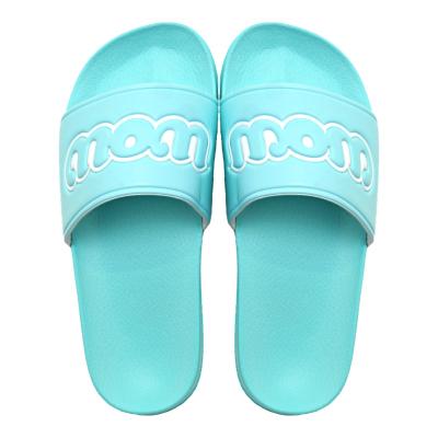 China Fashion Trend OEM Shape Custom Logo Slippers Slides Bathroom Slippers Summer Beach Anti Slip Slip Resistant Slides for sale