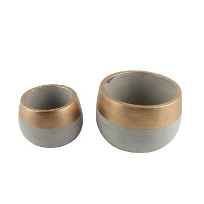 China INS Eco - Friendly Style Modern Creative Cement Flower Pot Oriental Flower Pots for sale